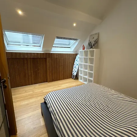 Modern Apartment In Cureghem Anderlecht 134 M² + Terrace Bruxelas Exterior foto